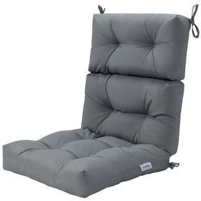 High Back Chair Cushion Patio Chair Seat Pads Non-slip Rope Belts Indoor Outdoor