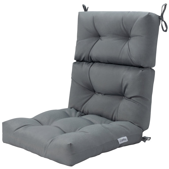 High Back Chair Cushion Patio Chair Seat Pads Non-slip Rope Belts Indoor Outdoor