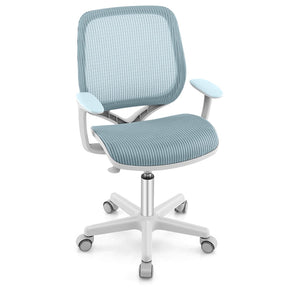 Ergonomic Children Study Computer Chair, Mesh Swivel Task Student Chair 6-15 Years for Home School Office
