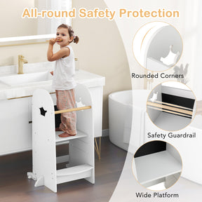 Toddler Standing Tower with 3-Level Adjustable Platform