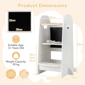 Toddler Standing Tower with 3-Level Adjustable Platform