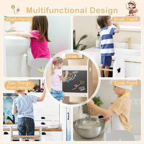 Toddler Standing Tower with 3-Level Adjustable Platform