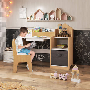 Student Drawing Writing Desk Set for Boys & Girls