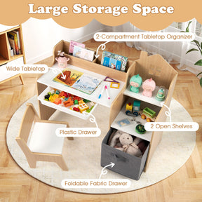 Student Drawing Writing Desk Set for Boys & Girls