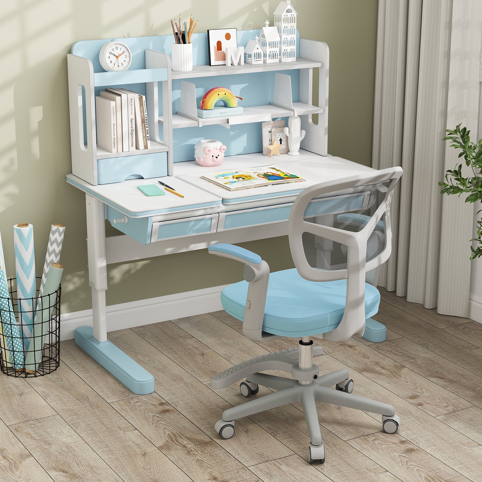 Kids Desk Chair, Children Study Chair for Boys Girls Age 3-10