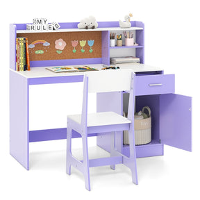 Kids Study Desk and Chair Set