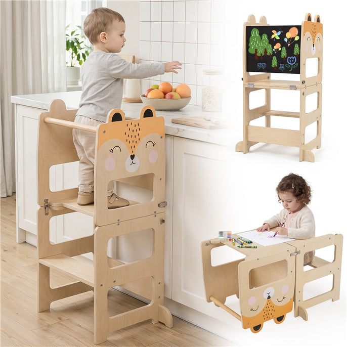 3-in-1 Toddler Kitchen Step Stool