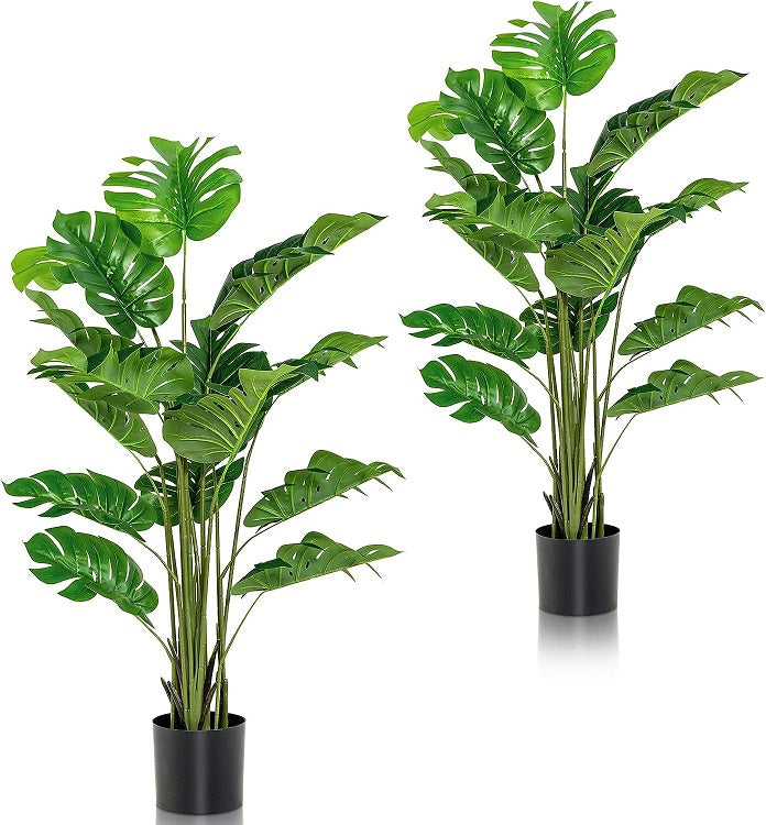 1.5M Artificial Tree Faux Monstera Deliciosa Plant for Home Indoor & Outdoor