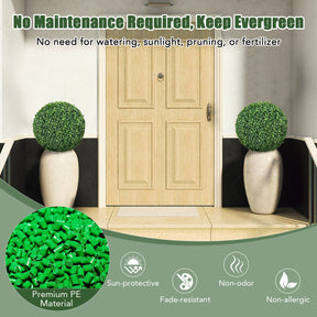 2 PCS Artificial Plant Milan Grass Ball Faux Plant Home Wedding Decoration