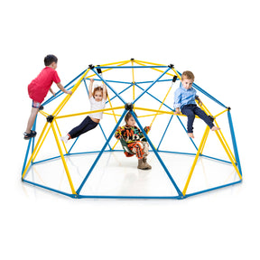 10 Feet Dome Climber with Swing and 800 Lbs Load Capacity for Outdoor and Indoor