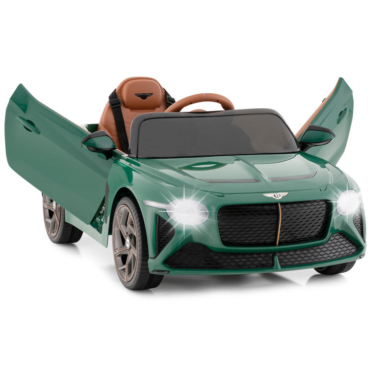 12V Battery Licensed Bentley Bacalar Kids Powered Ride-on Racer Car