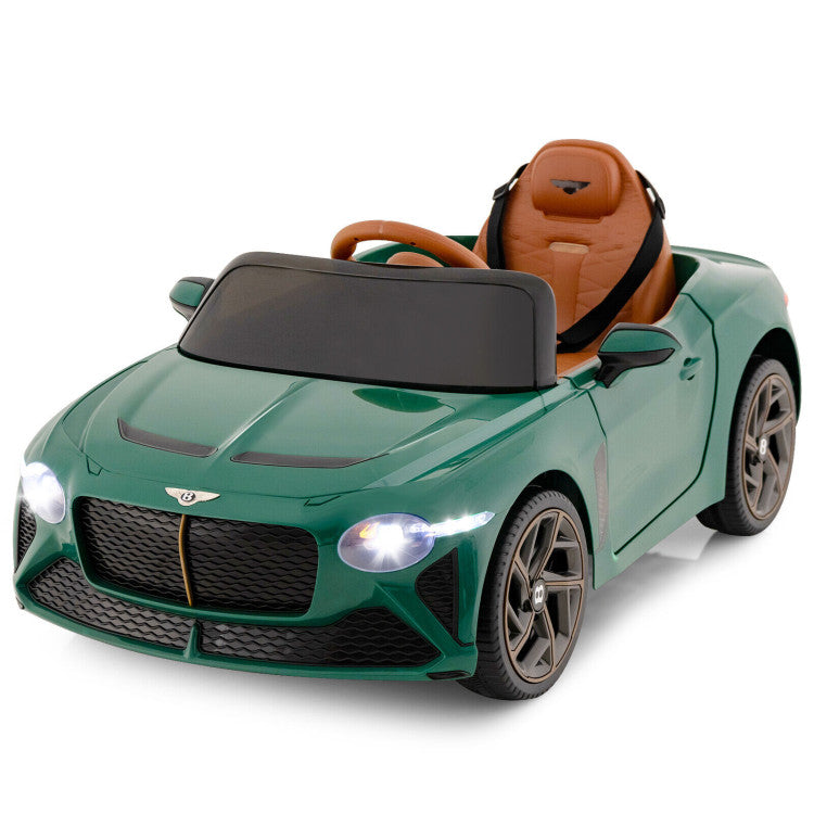 12V Battery Licensed Bentley Bacalar Kids Powered Ride-on Racer Car