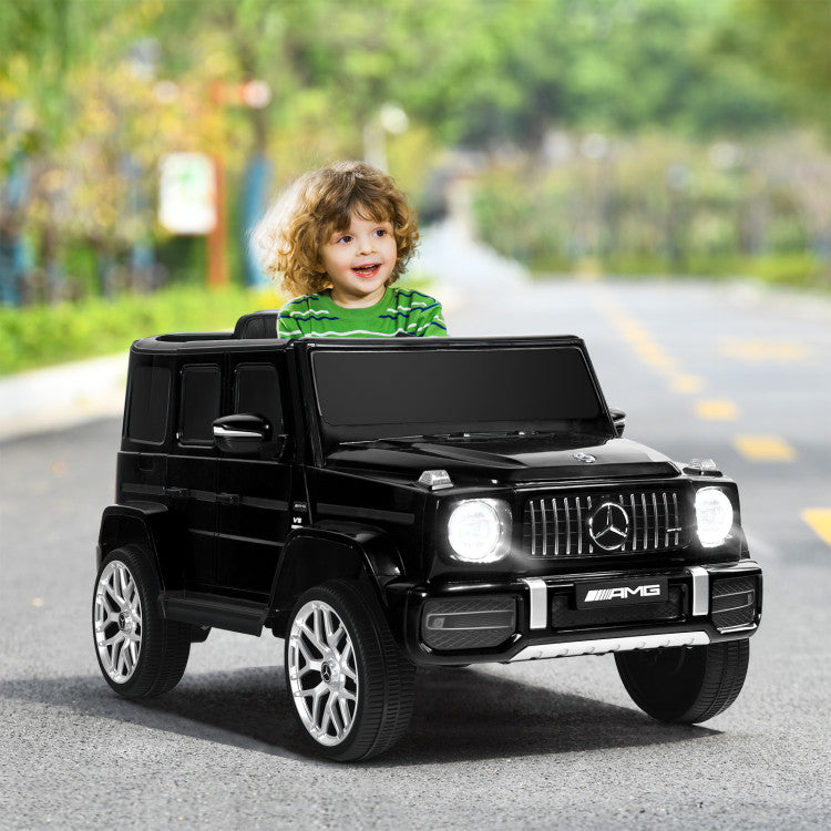 12V Mercedes-Benz G63 Licensed Kids 2-Seat Ride On Car with Remote Control