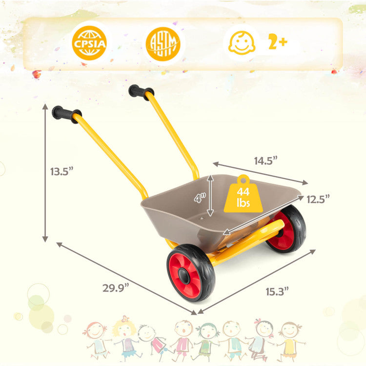2-Wheeler Toy Cart Ride-on Sand Dumper for 2 + Year Kids