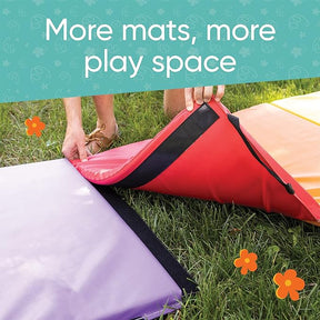 5-Panel Folding Kids Gymnastics Mat for Active Play with Carrying Handles
