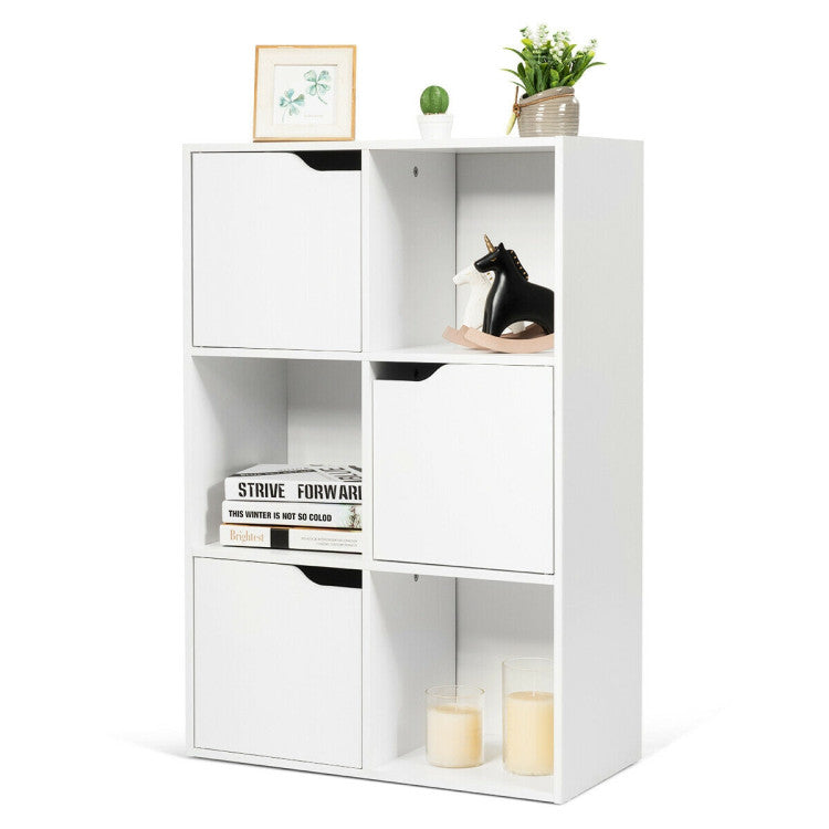 Hikidspace 6/9 Cube Wood Organizer Storage Unit Bookcase for Home and Office