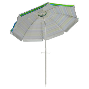 6.5 Feet Outdoor Beach Umbrella with Carry Bag without Weight Base