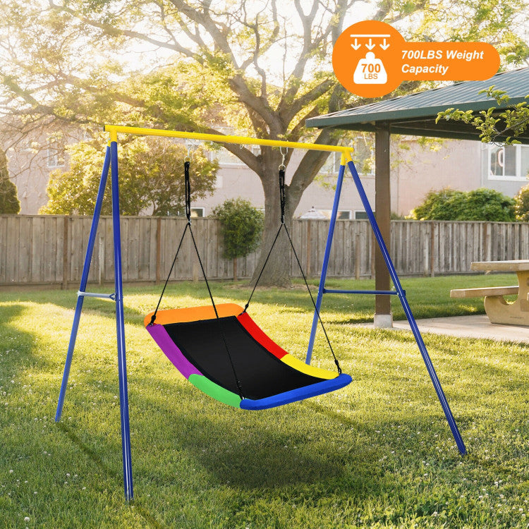 Hikidspace 700lbs Giant 60 Inch Tree Swing for Kids and Adults