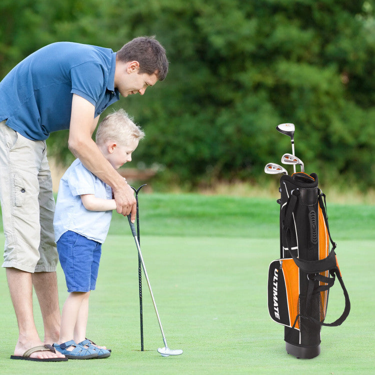 Junior Complete Golf Club Set for 8 to 10 Years with Stand Bag and Accessories