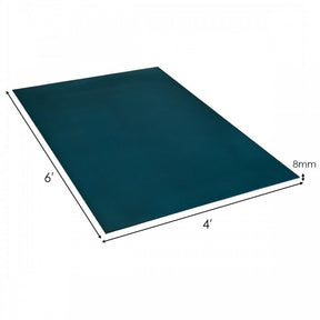 Large Yoga Mat 6' x 4' x 8 mm Thick Workout Mats for Fitness and Picnic