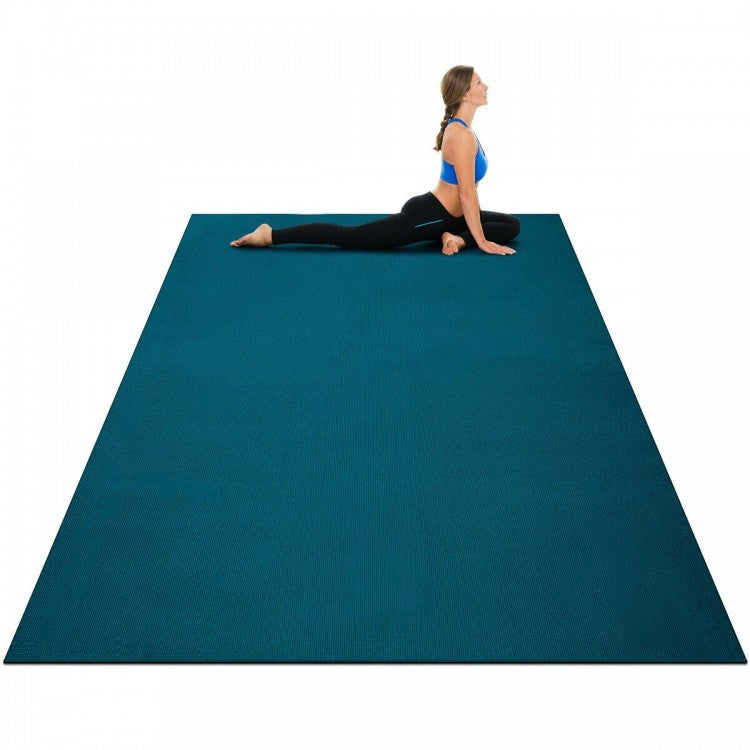 Large Yoga Mat 6' x 4' x 8 mm Thick Workout Mats for Fitness and Picnic
