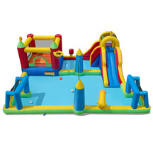 Inflatable Water Slide Bounce House 9-in-1 Jumping Castle with Climbing Wall Blower Excluded