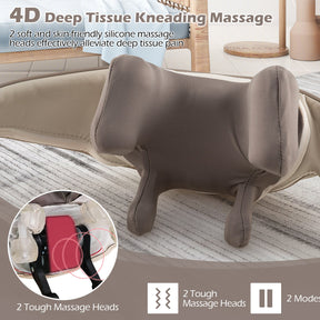4D Deep Tissue Kneading Shiatsu Massage Machine
