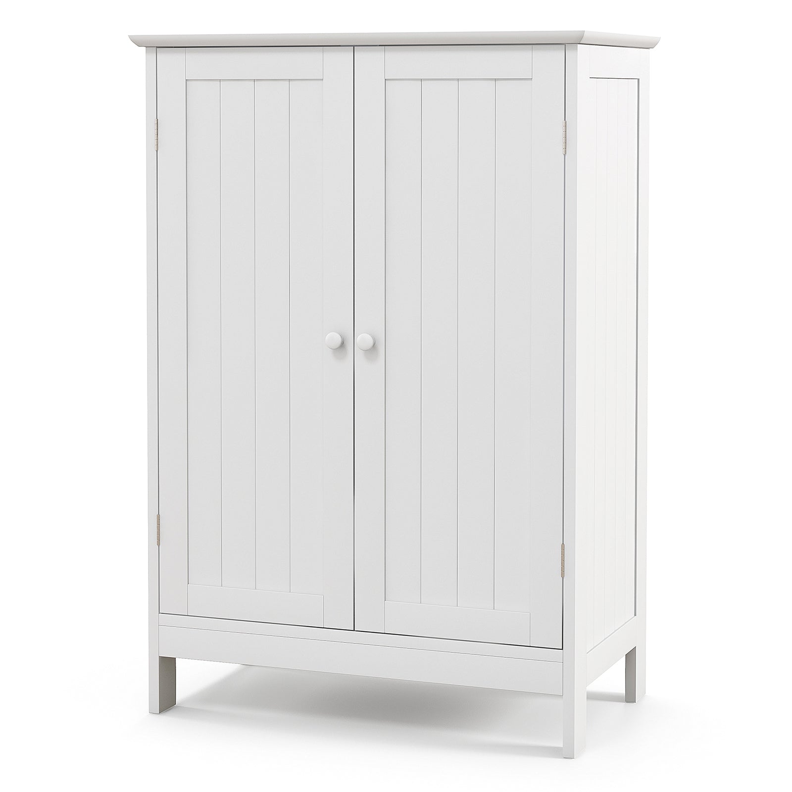 Giantex Bathroom Floor Cabinet, Wooden Floor Storage Cabinet w/Double Doors