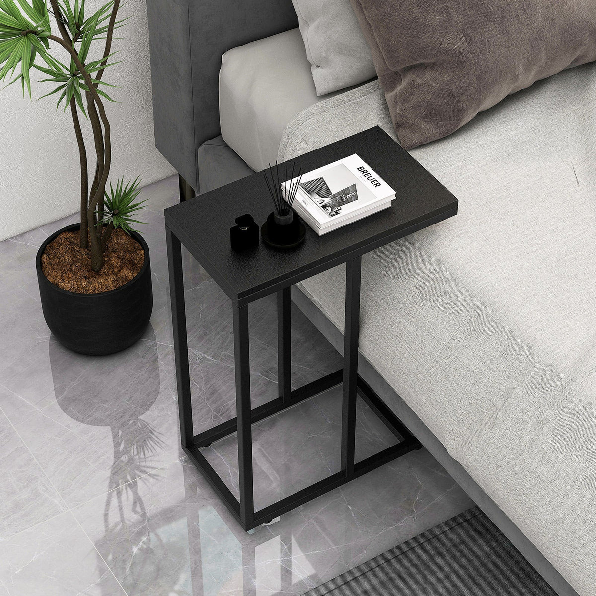 Giantex Industrial Narrow End Side Table