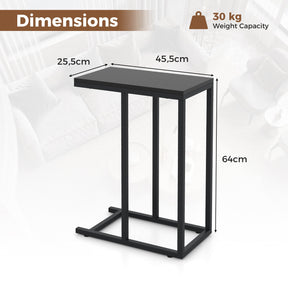 Giantex Industrial Narrow End Side Table