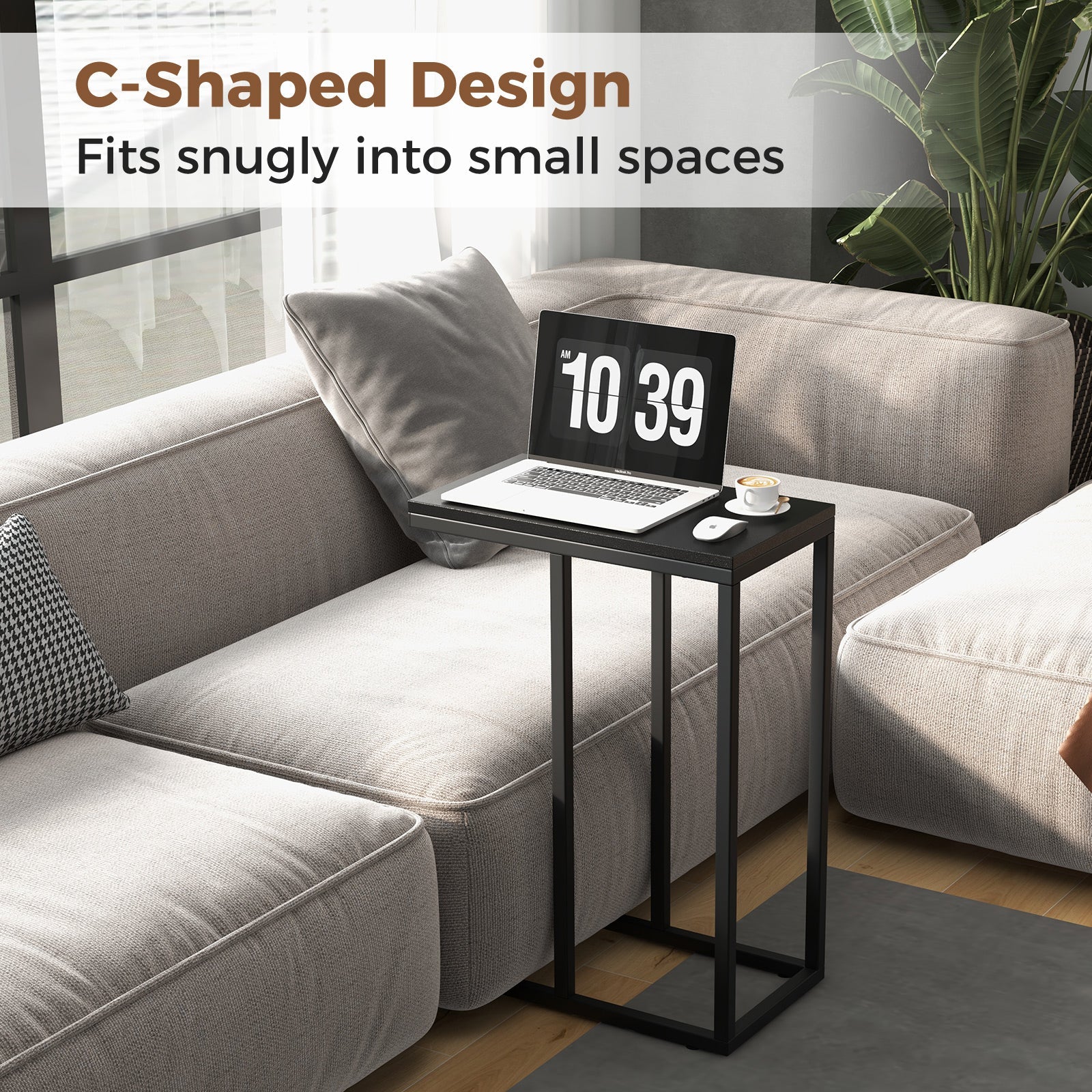Giantex Industrial Narrow End Side Table