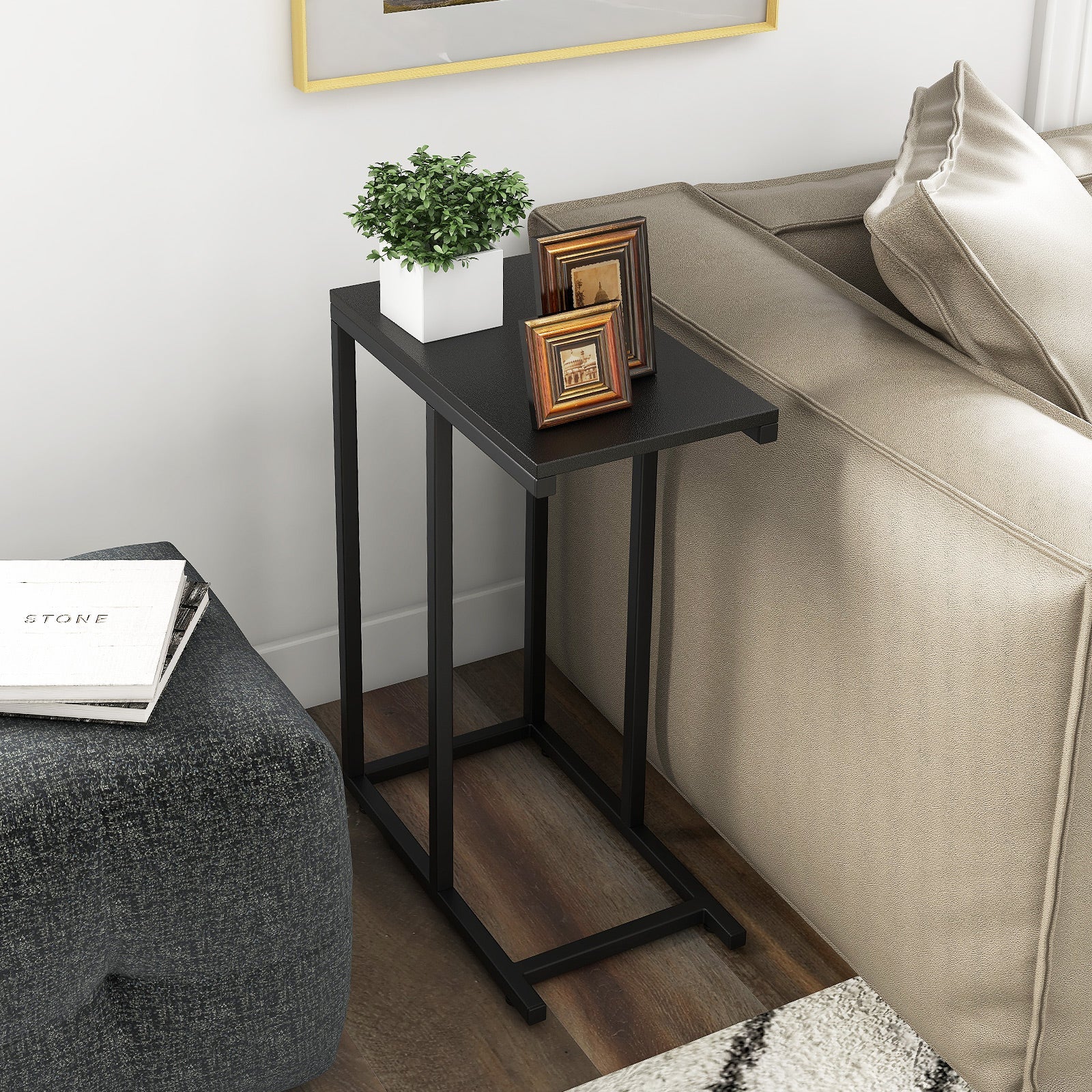 Giantex Industrial Narrow End Side Table