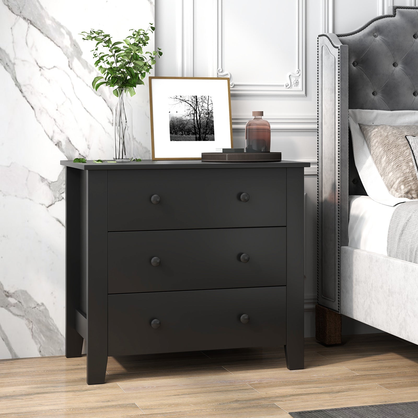 Giantex Drawer Chest with 3 Drawers