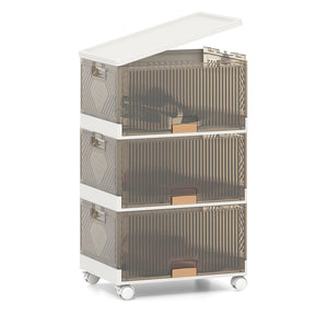 3-Tier Foldable Shoe Rack Organizer