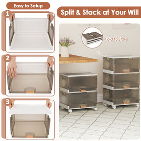 3-Tier Foldable Shoe Rack Organizer