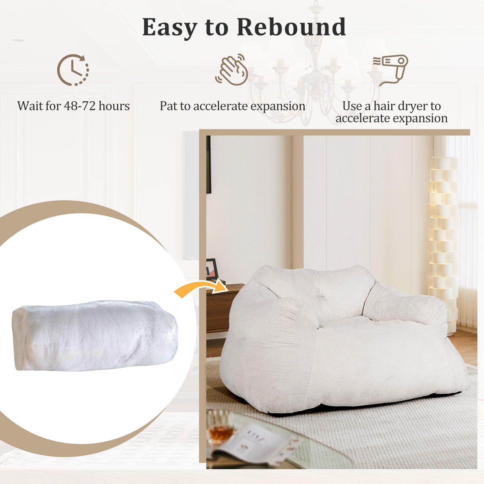Bean Bag Chair for Adults