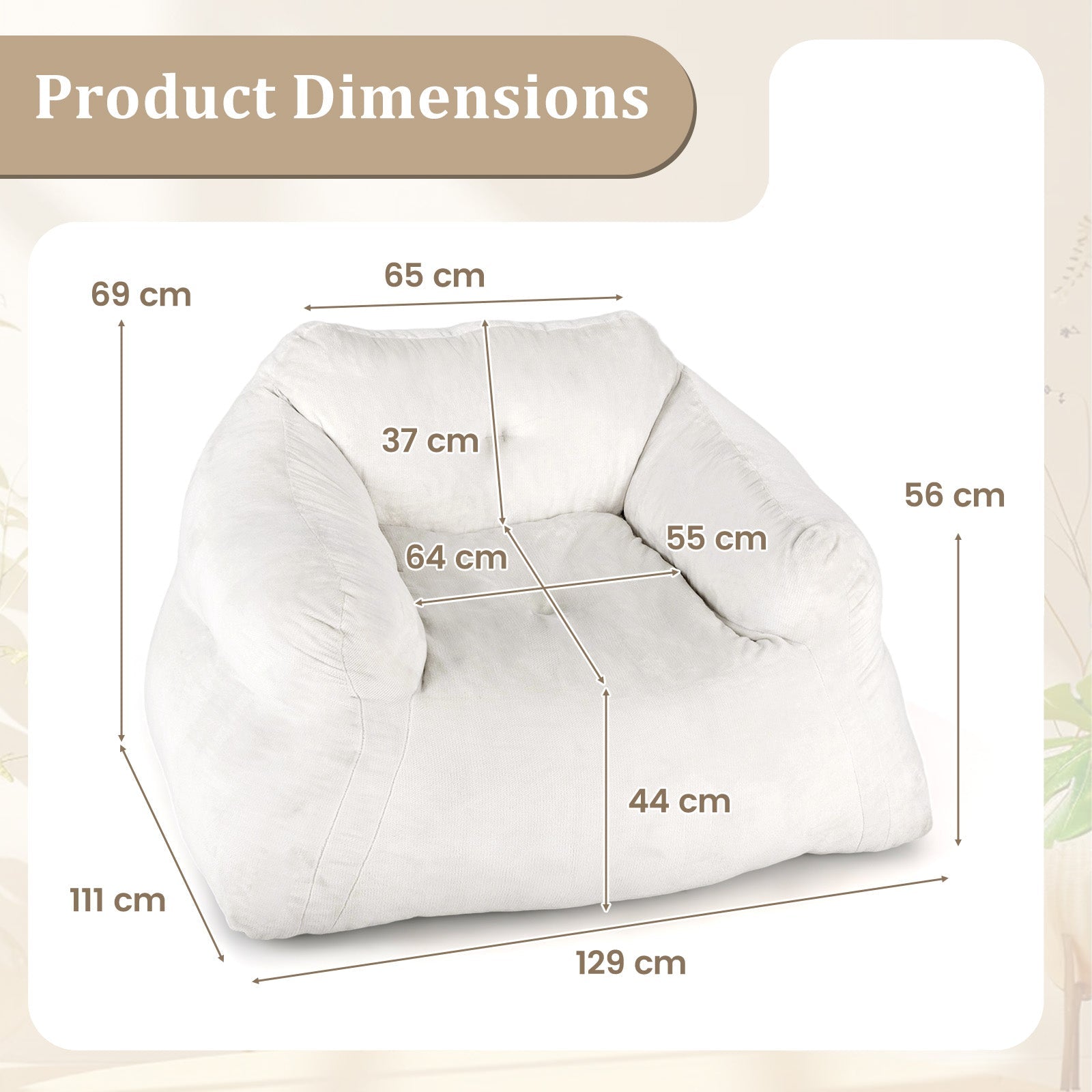 Bean Bag Chair for Adults
