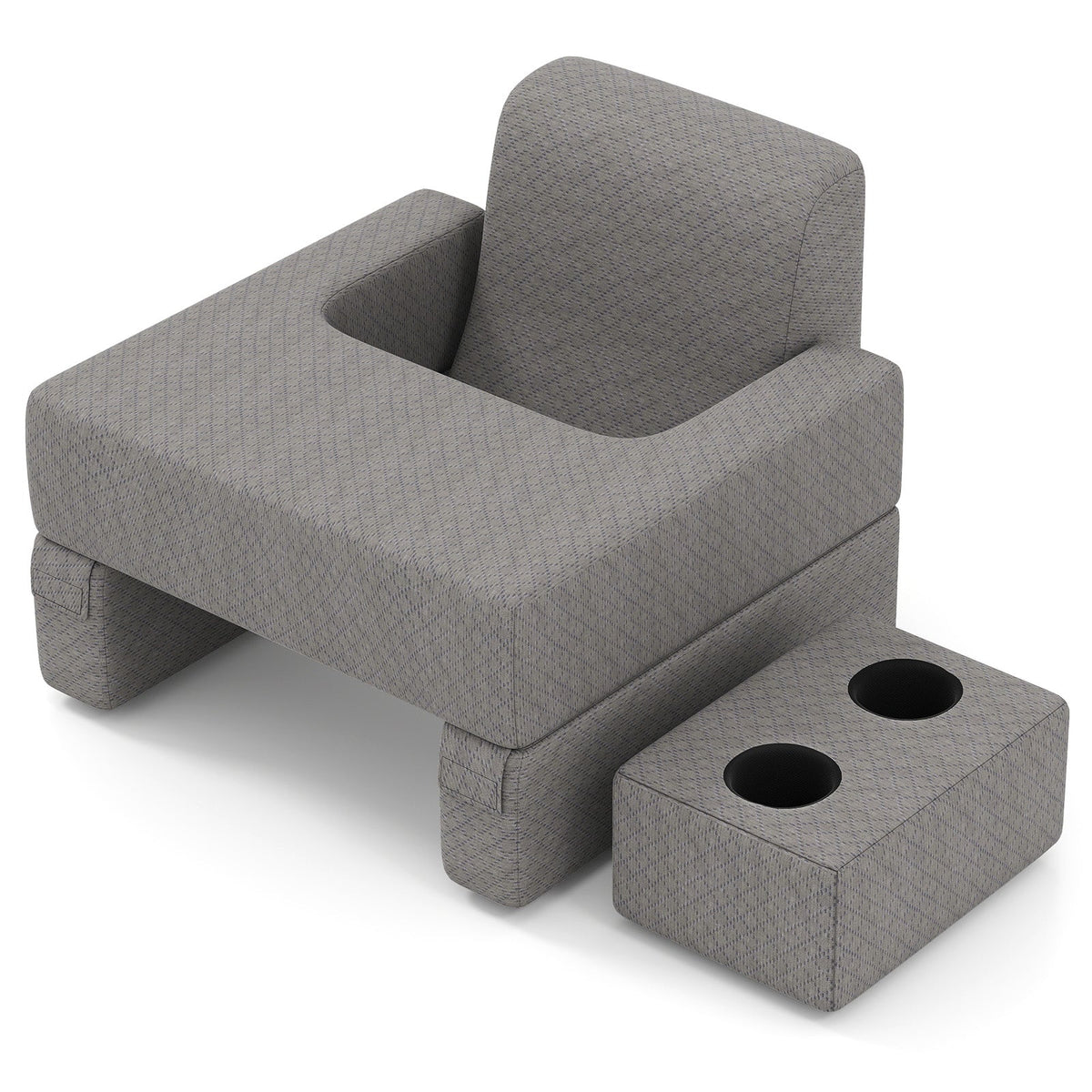 3-Piece Reading Pillow Set, Extra Large Lap Desk with Coaster
