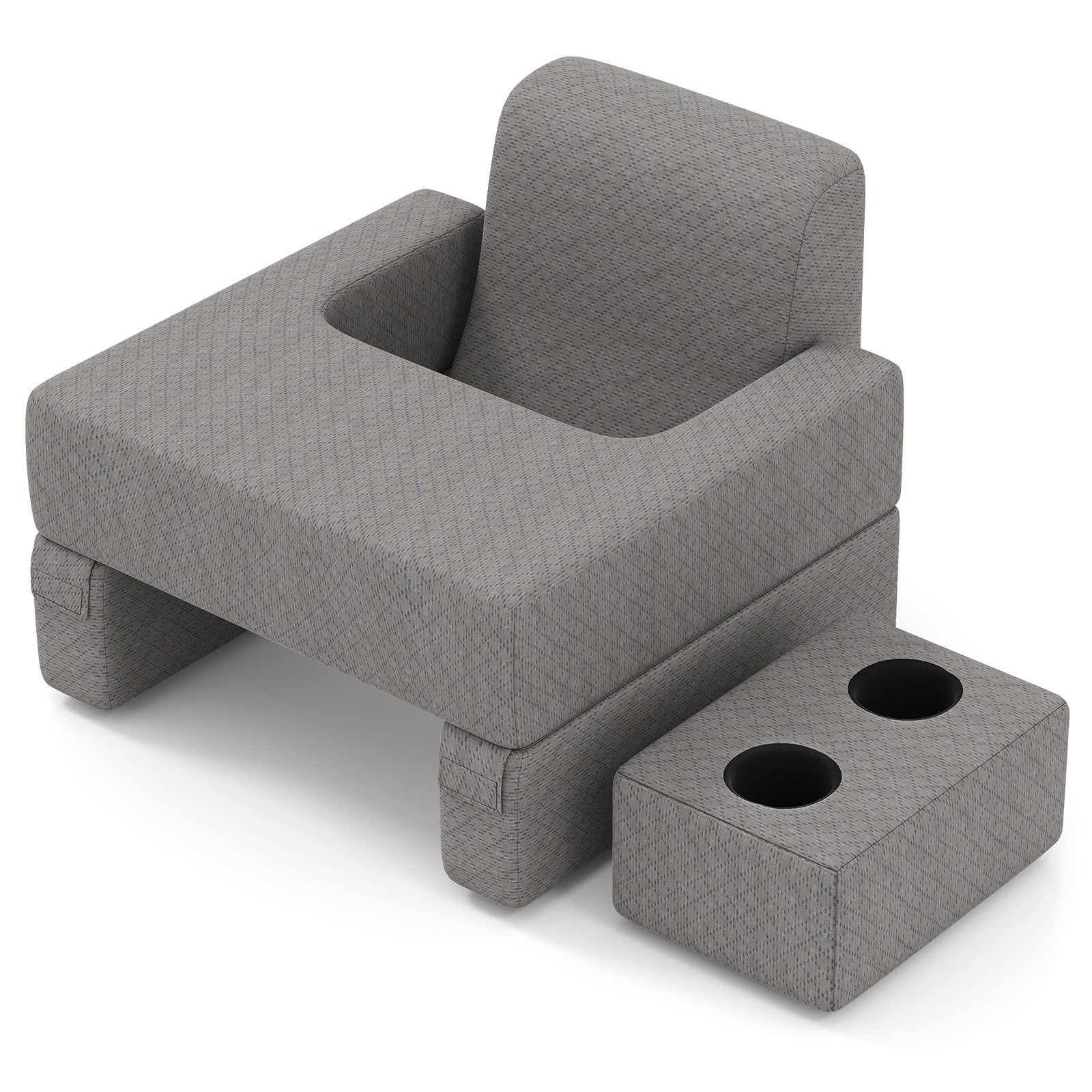 3-Piece Reading Pillow Set, Extra Large Lap Desk with Coaster
