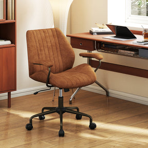 Mid Century Modern Swivel Computer Desk Chair
