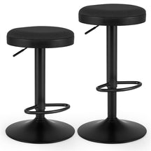 Bar Stools Set of 2, Kitchen Bar Stools w/Height Adjustment