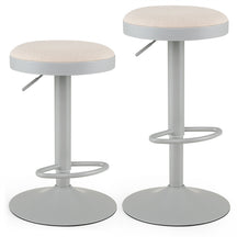 Bar Stools Set of 2, Kitchen Bar Stools w/Height Adjustment