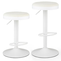 Bar Stools Set of 2, Kitchen Bar Stools w/Height Adjustment