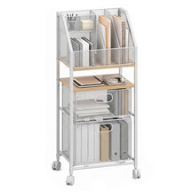 Rolling File Utility Cart w/ 2 Drawers, Lockable Wheels for Home Office