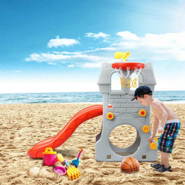 Kids Activity Climber Slide Outdoor Playset