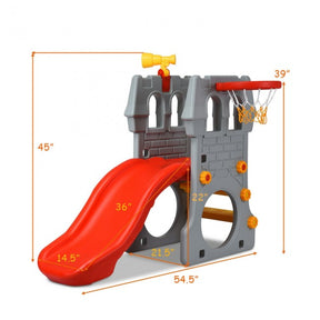 Kids Activity Climber Slide Outdoor Playset
