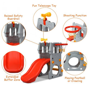 Kids Activity Climber Slide Outdoor Playset