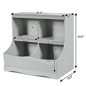 Kids Bookcase Toy Storage Organizer