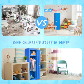 Kids Metal Locker Storage Cabinet for Toys