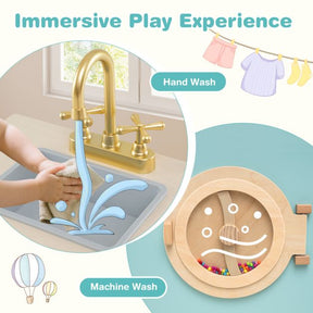 Kids Washer Playset Toy Washing Machine